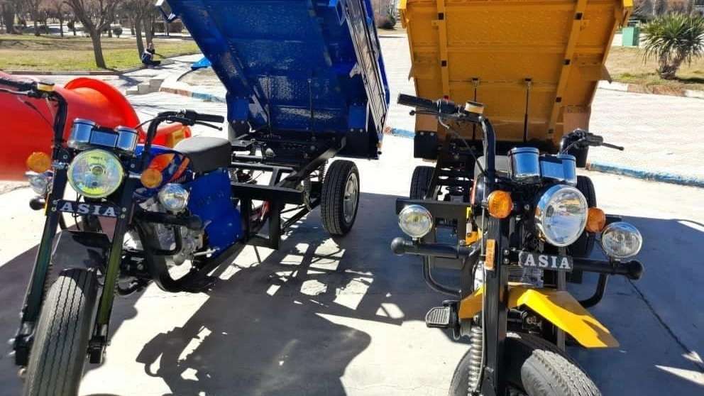 Üç tekerlekli Asya motoru