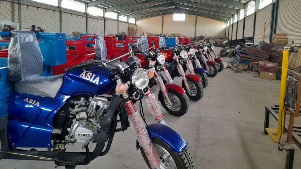 Üç tekerlekli Asya motoru